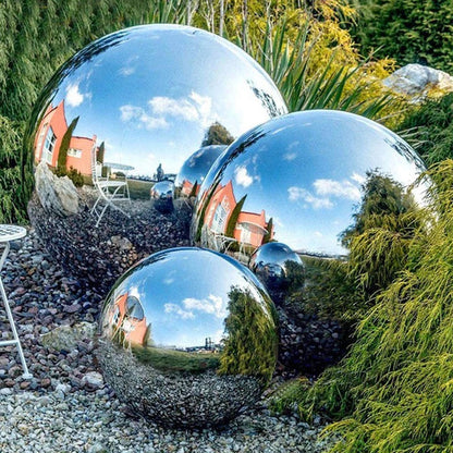 Brilliant Reflective Spheres for Your Garden Oasis