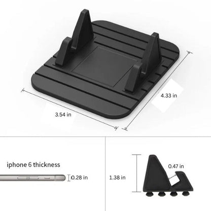 Secure Grip Phone Stand for Dashboard - Hands-Free Mounting