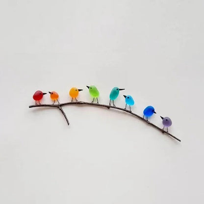 Coastal Breeze Bird Art with Driftwood Stand