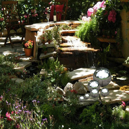 Brilliant Reflective Spheres for Your Garden Oasis