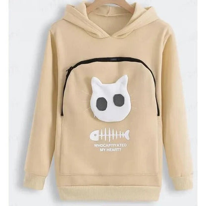 Cozy Hoodie with Front Pocket for Small Pet Comfort