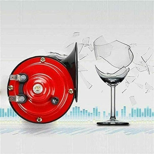 High-Impact Vehicle Horn with Integrated Compressor