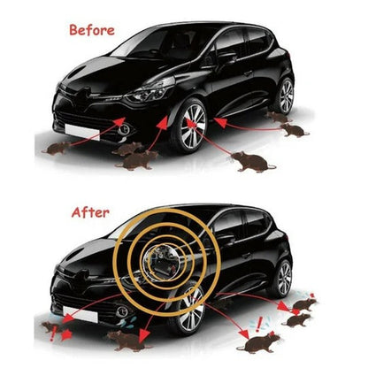 Smart Ultrasonic Rodent Deterrent for Vehicle Safety