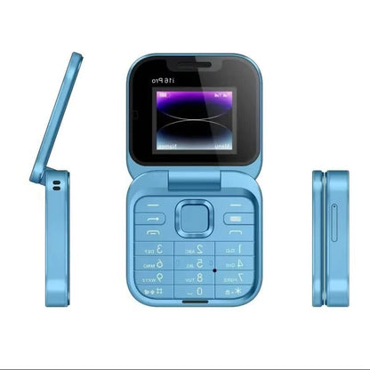 Senior-Friendly Flip Phone with Large Display and Clear Audio
