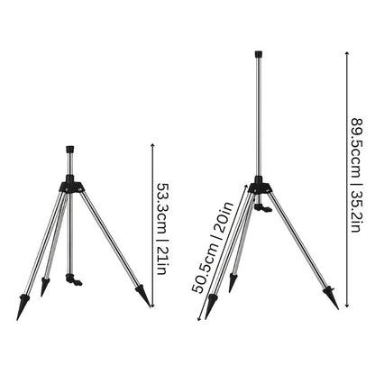 360° Adjustable Tripod Sprinkler for Efficient Lawn Coverage