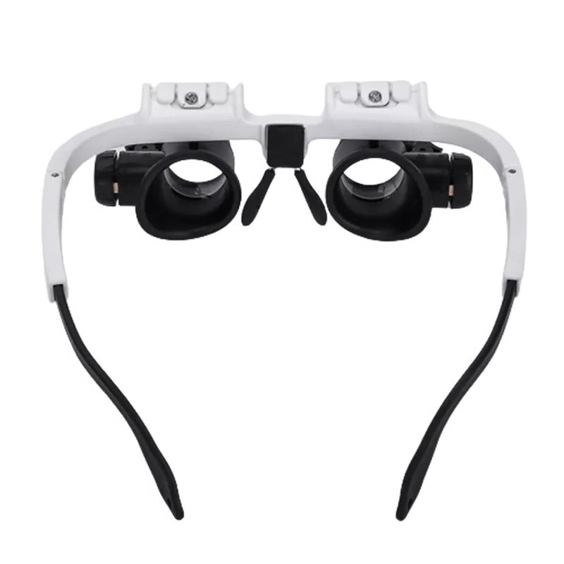 Magnifying Glasses with LED Light and Interchangeable Lenses, 8x 15x 23x
