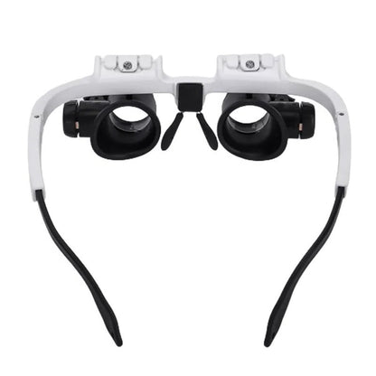 Magnifying Glasses with LED Light and Interchangeable Lenses, 8x 15x 23x
