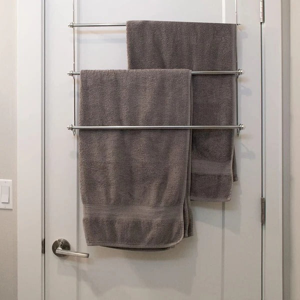Metal Over-Door Towel Rack with Four Bars