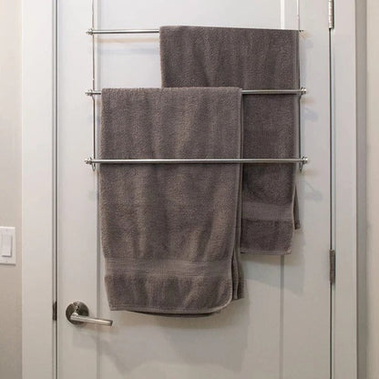 Metal Over-Door Towel Rack with Four Bars