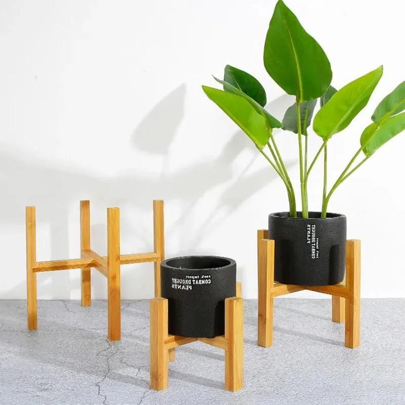 Sturdy Wooden Trays for Plant Pots – Indoor and Outdoor Display Stand