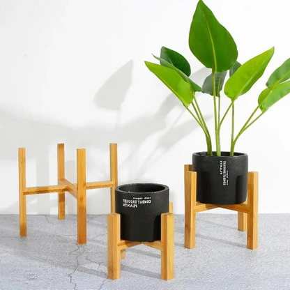 Sturdy Wooden Trays for Plant Pots – Indoor and Outdoor Display Stand
