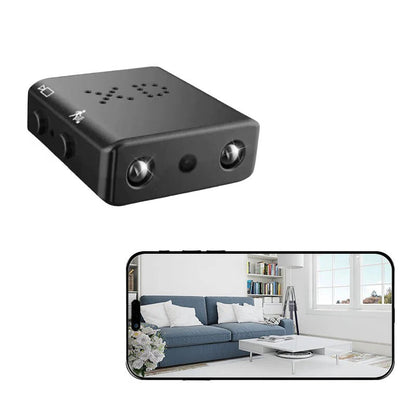 Compact WiFi Surveillance Camera – Micro HD Video, Audio, Night Vision
