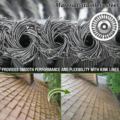 WeedClear Pro Rotary Brush for Trimmers - Effortless Lawn Care