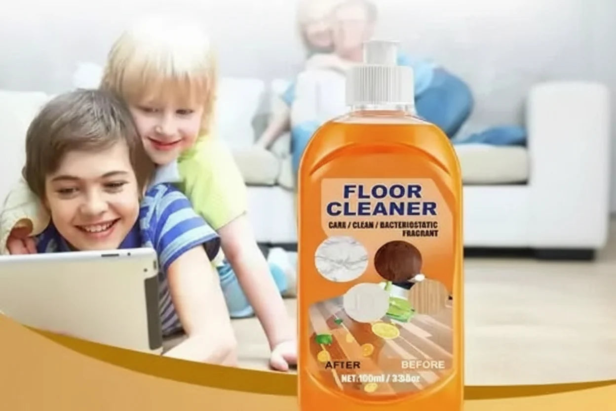 Eco-Friendly Floor Cleaner with Zesty Lemon Fragrance - 3.38 oz