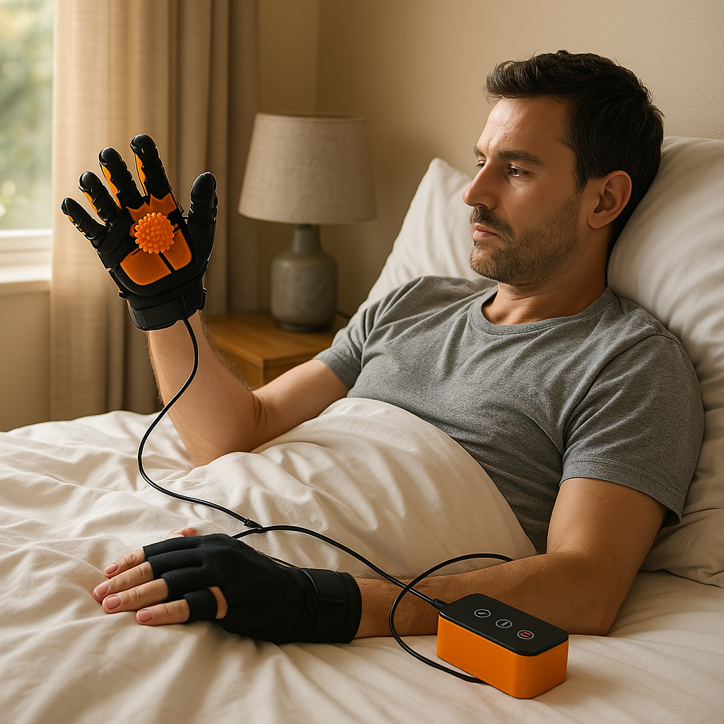 Hand Rehabilitation Trainer with Adjustable Air Support