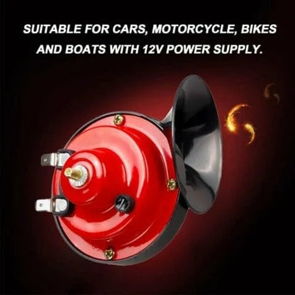 High-Impact Vehicle Horn with Integrated Compressor