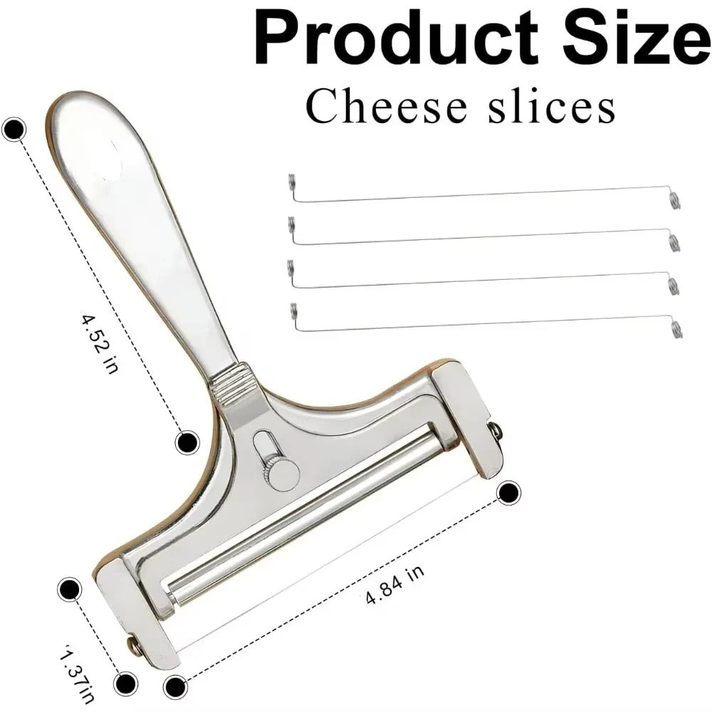 Versatile Cheese Slicing Tool for Perfectly Uniform Cuts