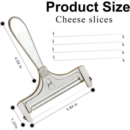 Versatile Cheese Slicing Tool for Perfectly Uniform Cuts