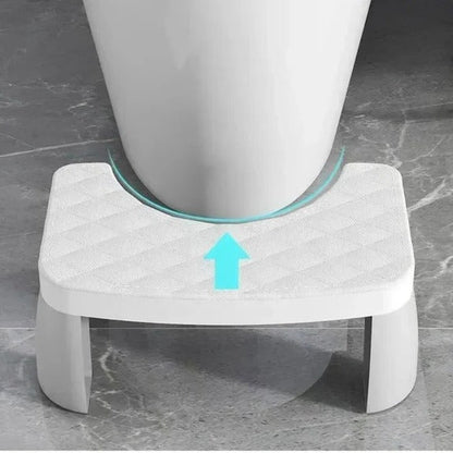 Ergonomic Foot Support Stool for Easy Bathroom Use