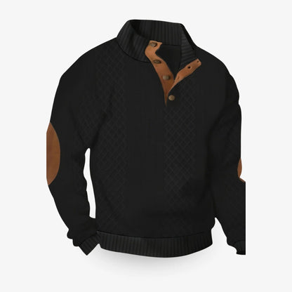 Luxurious Knit Pullover Sweater for Men - Merino Wool & Cashmere, Winter Ready, Sizes S-3XL, Available in 5 Colors