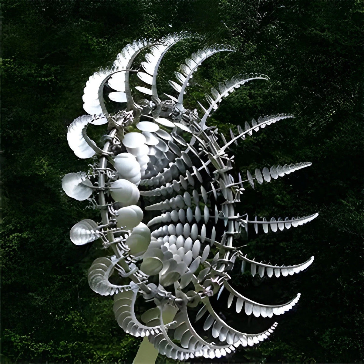 Vibrant Outdoor Kinetic Metal Garden Spinner for Dynamic Decor