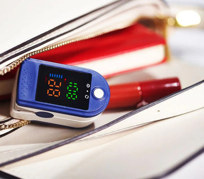Compact Fingertip Oxygen Monitor with Bright LED Display