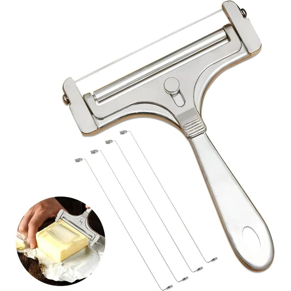 Versatile Cheese Slicing Tool for Perfectly Uniform Cuts