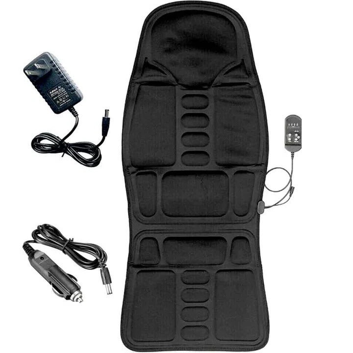 Versatile Massage Cushion with Soothing Heat for Home and Car