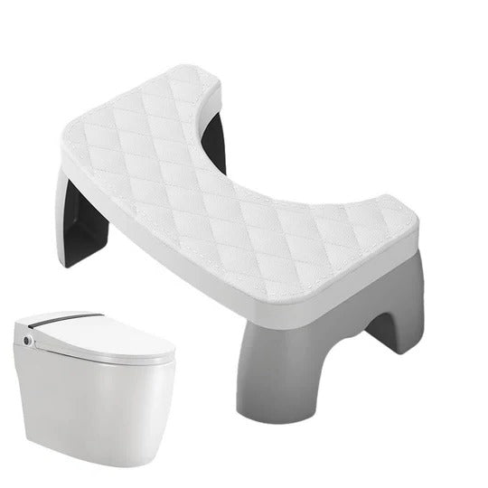 Ergonomic Foot Support Stool for Easy Bathroom Use