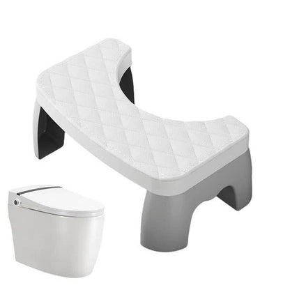 Ergonomic Foot Support Stool for Easy Bathroom Use