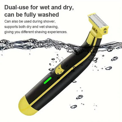 Ultimate Grooming Tool: Rechargeable Wet & Dry Shaver & Trimmer