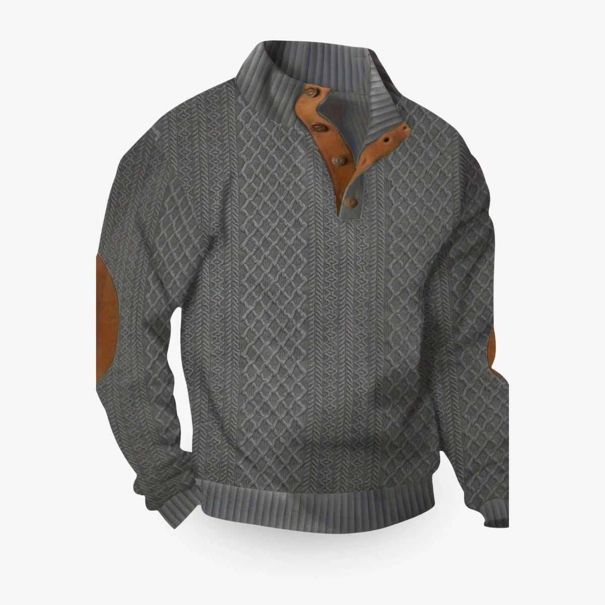 Luxurious Knit Pullover Sweater for Men - Merino Wool & Cashmere, Winter Ready, Sizes S-3XL, Available in 5 Colors