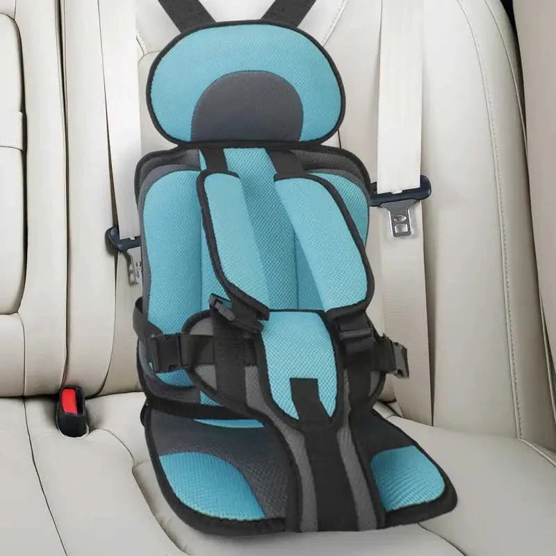 Secure Travel Booster Seat with Safety Harness for Kids