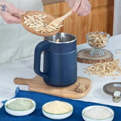 Home Flour Maker with Stainless Steel Storage and One-Touch Control