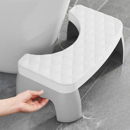 Ergonomic Foot Support Stool for Easy Bathroom Use