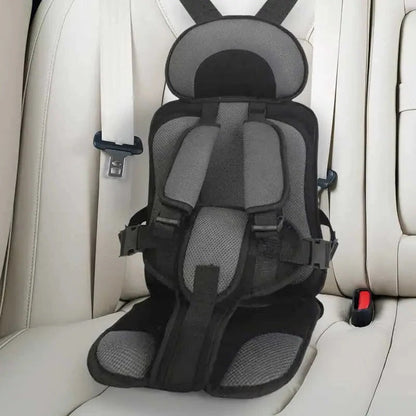 Secure Travel Booster Seat with Safety Harness for Kids