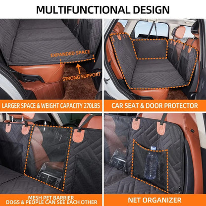 Ultimate Dog Car Seat Extender with Waterproof Protection and Storage
