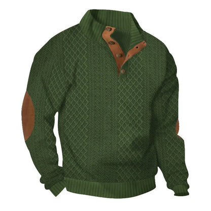 Luxurious Knit Pullover Sweater for Men - Merino Wool & Cashmere, Winter Ready, Sizes S-3XL, Available in 5 Colors