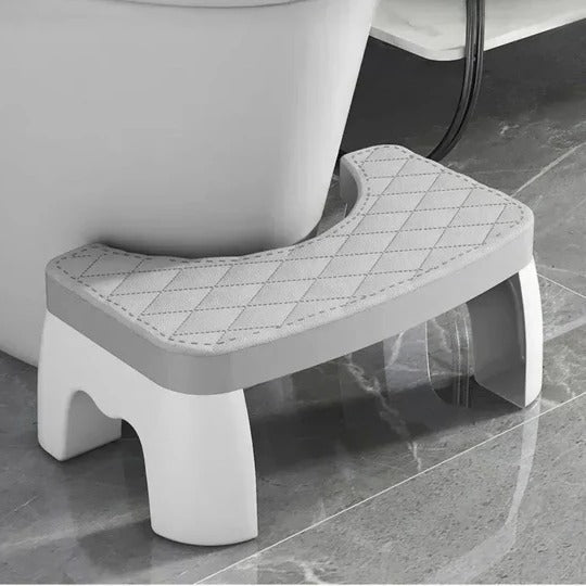 Ergonomic Foot Support Stool for Easy Bathroom Use