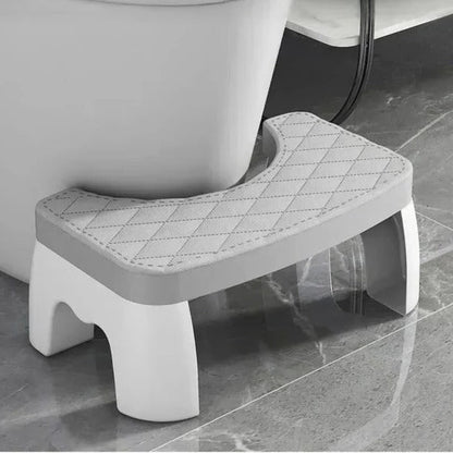 Ergonomic Foot Support Stool for Easy Bathroom Use