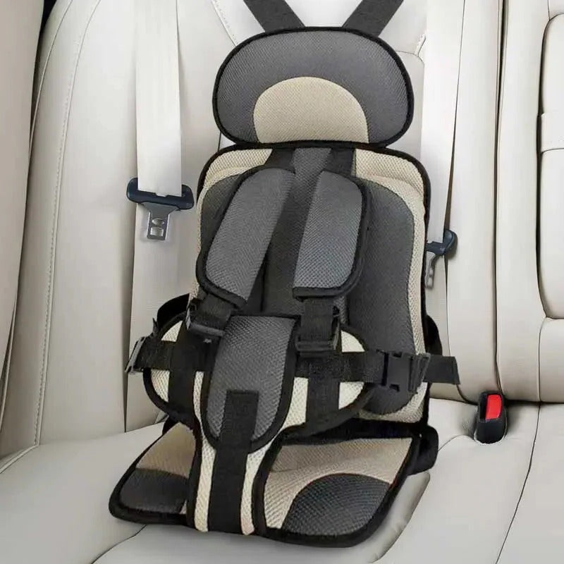 Secure Travel Booster Seat with Safety Harness for Kids