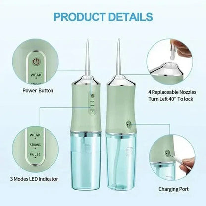 Portable Wireless Water Flosser for Optimal Oral Hygiene