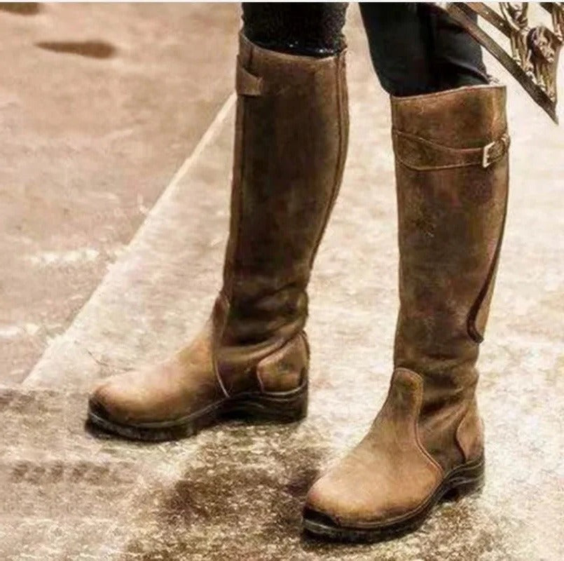 Women's Tall Waterproof Winter Boots, Non-Slip with Removable Insole, Sizes 3.5-9.5