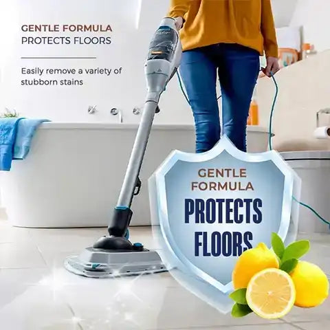 Eco-Friendly Floor Cleaner with Zesty Lemon Fragrance - 3.38 oz