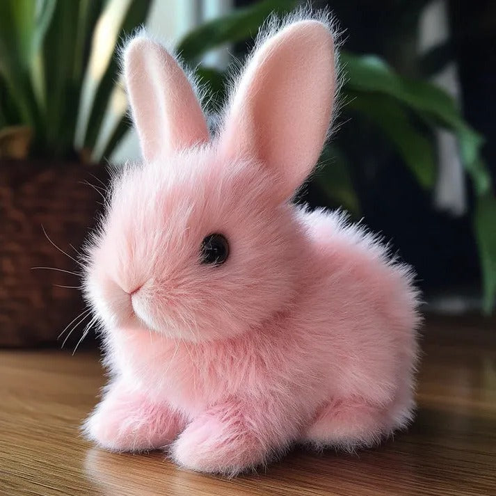 Voice-Activated Plush Rabbit with Interactive Features