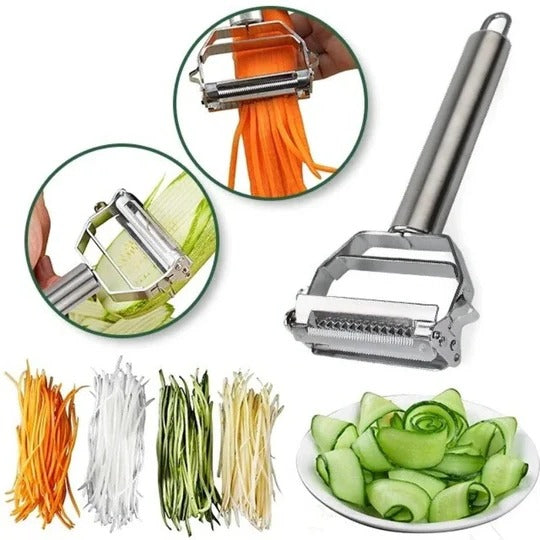 Versatile Kitchen Peeler and Julienne Slicer for Effortless Prep