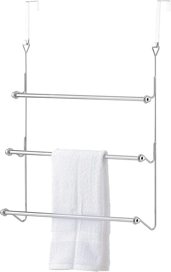 Metal Over-Door Towel Rack with Four Bars