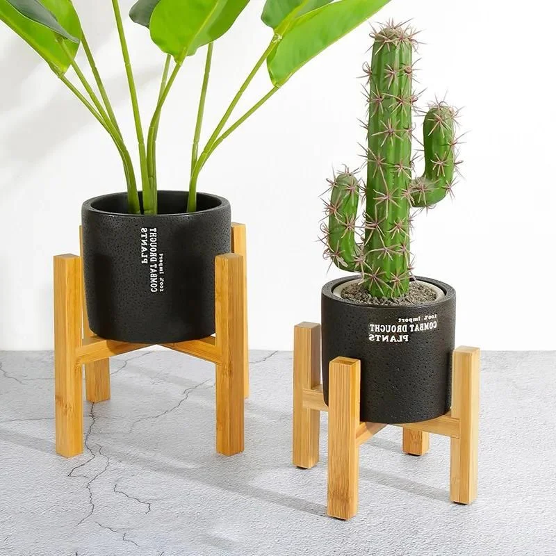 Sturdy Wooden Trays for Plant Pots – Indoor and Outdoor Display Stand