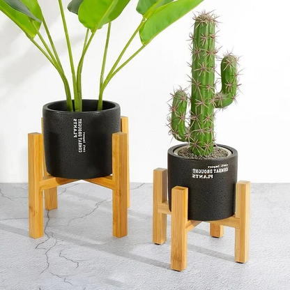 Sturdy Wooden Trays for Plant Pots – Indoor and Outdoor Display Stand