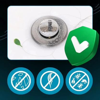 SealGuard Sink Stopper: Effective Odor Control & Debris Filter